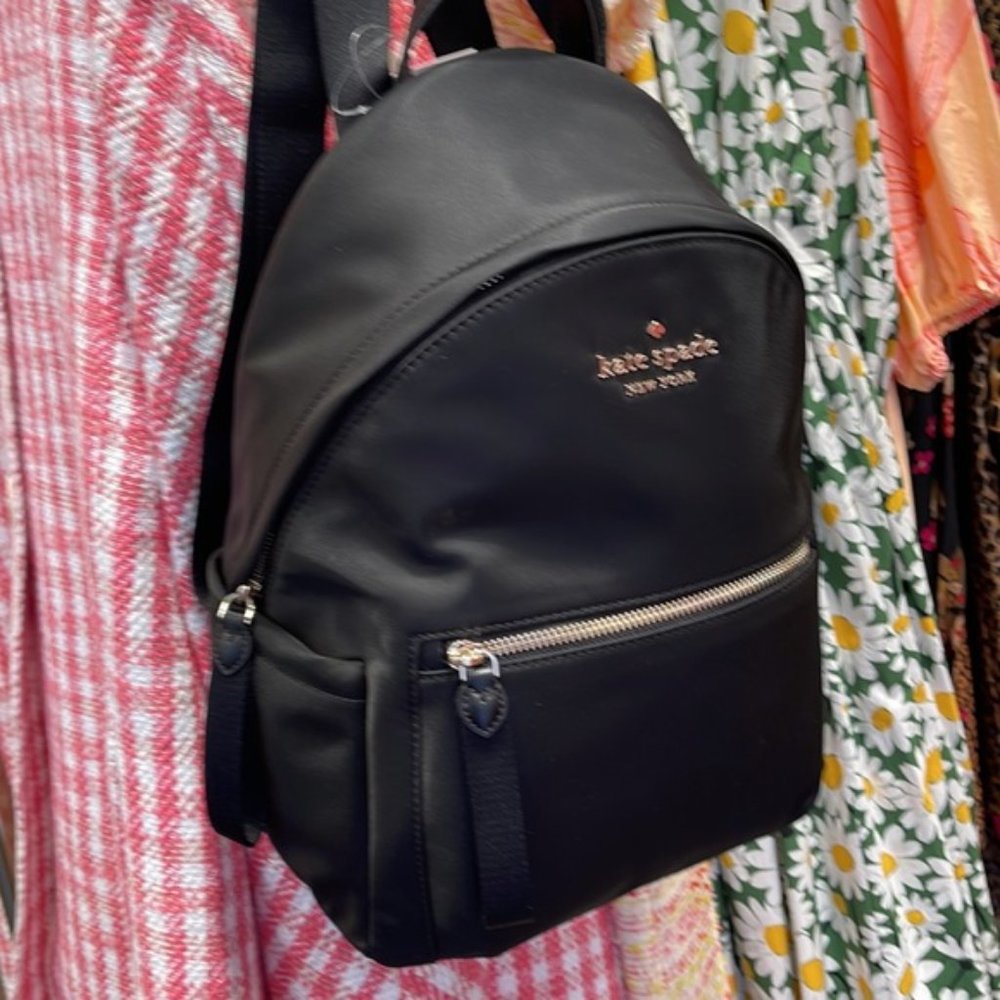 Kate Spade Chelsea Medium Backpack Black - Picture 2 of 16